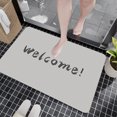thumbnail image 1 of onlyliua Ofertas Flash Alfombra de Verano para El Hogar, Alfombra para Puerta de Entrada, Súper Absorbente, de Secado Rápido, con Respaldo de Goma, Antideslizante, Lavable, Súper Suave, para Bañera,, 1 of 6