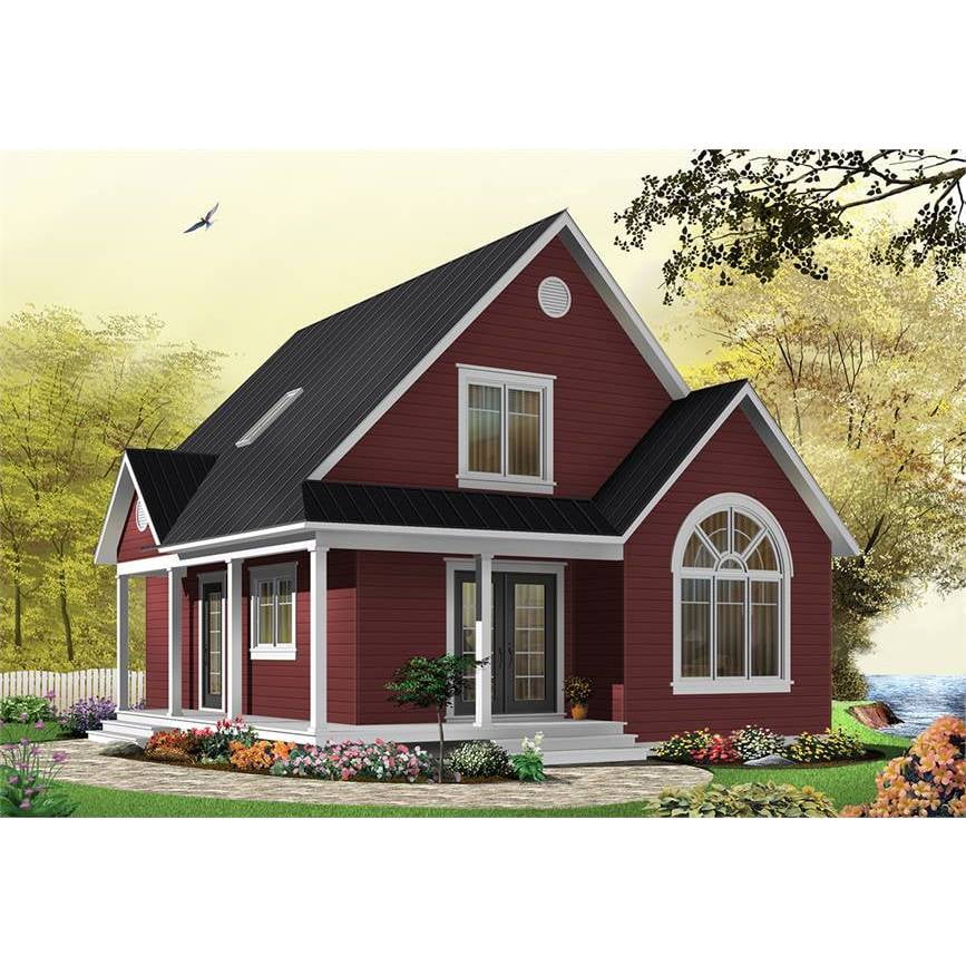 The House Designers: THD-1197 Builder-Ready Blueprints to Build a Country House Plan with Basement Foundation (5 Printed Sets)