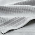 thumbnail image 5 of TOWN & COUNTRY BASICS 4-Piece Waffle Woven Terry Stripe Hand Towel Set, 20"x30", 100% Cotton, Quick Dry, Gray, 5 of 6