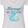 thumbnail image 4 of Inktastic Mermaid Crew Women's V-Neck T-Shirt, 4 of 5
