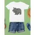 thumbnail image 3 of Happy Hippo T-Shirt Juniors -Image by Shutterstock,  Large, 3 of 4