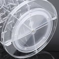 thumbnail image 3 of Caja de almacenamiento de acrílico para cosméticos, transparente, giratoria, para el hogar, para lápiz labial, cuidado de la piel, tocador de escritorio, 3 of 5