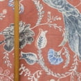 thumbnail image 2 of Fabric Mart Direct Lovely Peacocks Printed Cotton Fabric By The Yard, 2 Continuous Yards Rust Orange Printed Cotton Fabric, Upholstery Fabric for Curtain/Drapery/Couch/Sofa, 2 of 7