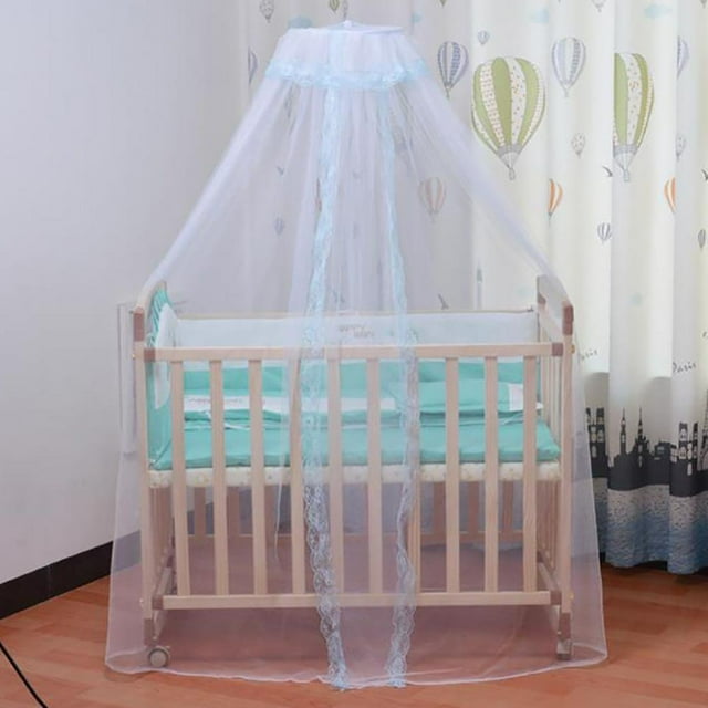 Crib Floor Mosquito Net Palace Dome Children Mosquito Net Foldable Anti Mosquito Cover With Lace