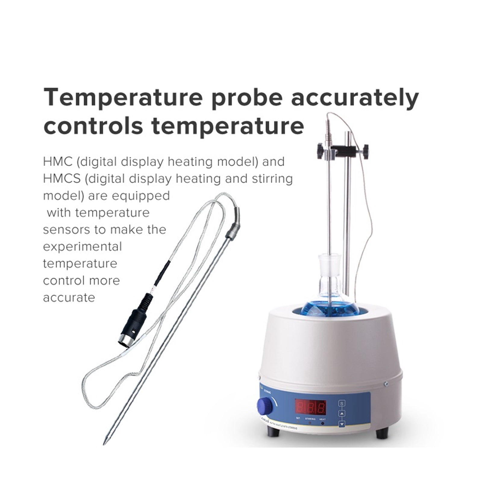 Digital Electric Heating Mantle With Magnetic Stirring Lab Equipment Magnetic Stirrer With Temperature Controller ,Efficient Mixing