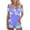 Purple, variant on Summer Tops Womens Tunic Top Short Sleeve Cold Shoulder V Neck Loose Fit Casual T Shirts Blouse Green 2XL