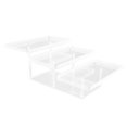 thumbnail image 2 of 3 Tier Acrylic Display Riser Shelf Display Stand,Dessert Cupcakes Stand Makeup Perfume Holder Style, 2 of 5