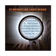 thumbnail image 3 of Lupa con luz, lupa grande de mano 30x, lupa iluminada con 12 LED para degeneración macular, lectura para personas mayores, Solde, 3 of 5