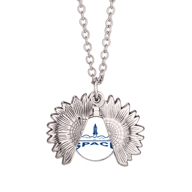 L'exploration Spatiale Lance un Pendentif Collier de Tournesol de Véhicule Médaillon Bijoux