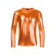 thumbnail image 5 of Camisetas de hombre Inspire Chic de cuello redondo de manga larga brillante 2XL naranja, 5 of 7