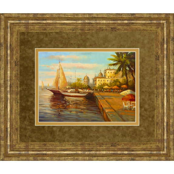Vibrant Heavenly Arch Rectangular Framed Wall Art 40" x 34"