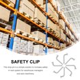 thumbnail image 3 of 100 Pcs Heavy Duty Shelving Pallet Rack Safety Bolts J Clip Pallet Rack Safety Pin Heavy Duty Shelves, 3 of 3