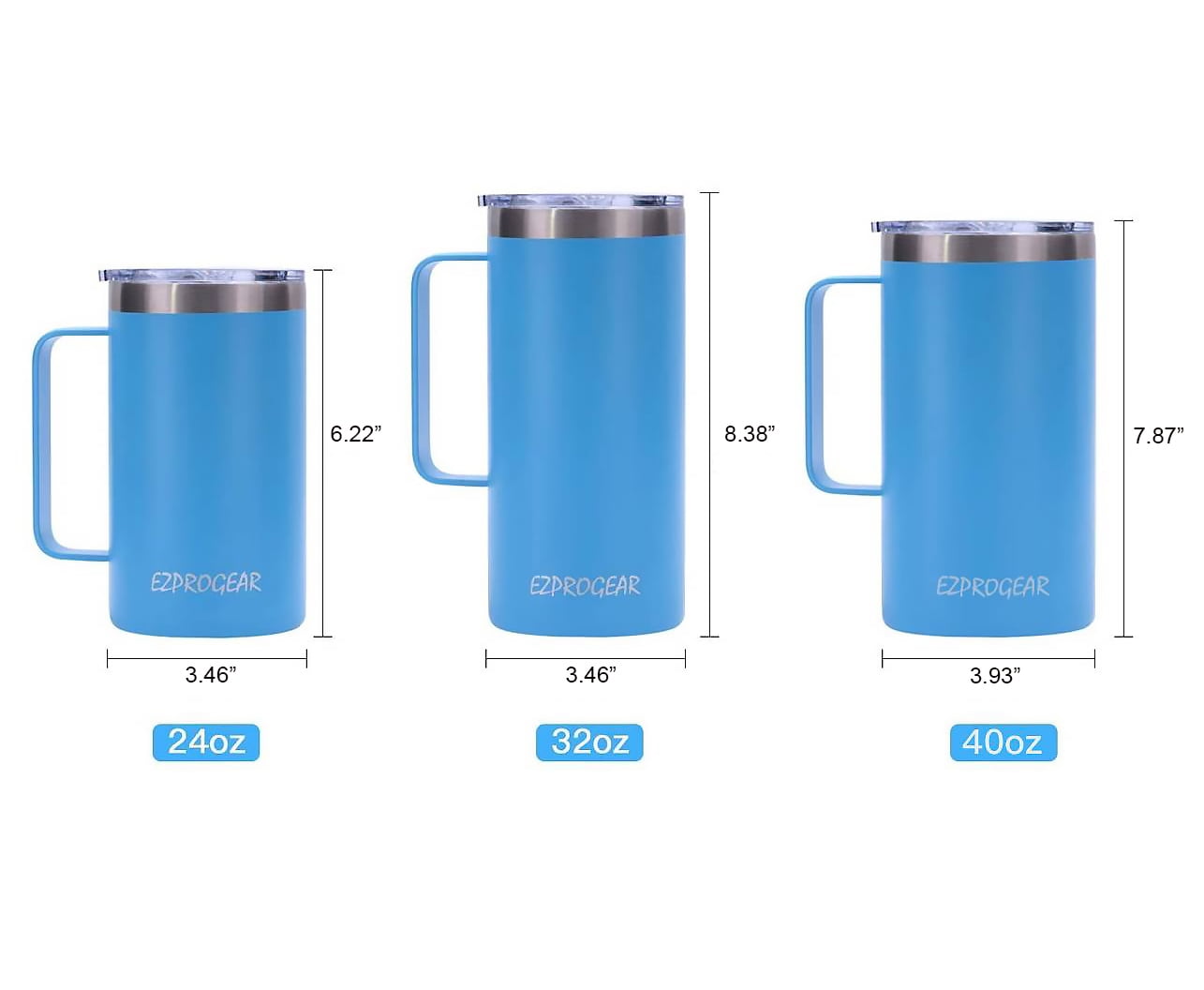 Best Mom Ever Gift - Ezprogear 24 oz Stainless Steel Ice Coffee Mug for Mom  Gift Double Wall Insulated with Handle and Lid (Pink) - Walmart.com