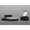 thumbnail image 2 of Titan Furnishings Waldorf 4-Piece Wood Eastern King Bedroom Set in Black, 2 of 17