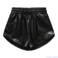thumbnail image 2 of Fozruso Girls Dance Shorts Elastic Waist Drawstring Casual Summer Short with Pockets for Kids Daily School(Black), 2 of 6