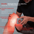 thumbnail image 4 of OhmRx RedLight Recovery Mini Pro Device, Portable Red & Infrared LED Light Panel, Rechargeable Handheld Wellness Device, 4 of 14
