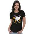 thumbnail image 3 of Halloween Stay Spooky Ghost Pumpkins Womens Slim Fit Graphic Tee Brisco Brands S, 3 of 5