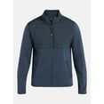thumbnail image 6 of Athletic Works Men's and Big Men's Full Zip Mock Neck Hybrid Jacket, Size S-3XL, 6 of 6