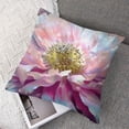 thumbnail image 7 of Pink Abstract Carnation Design by Shawna Sullivan Throw Pillow, 7 of 7