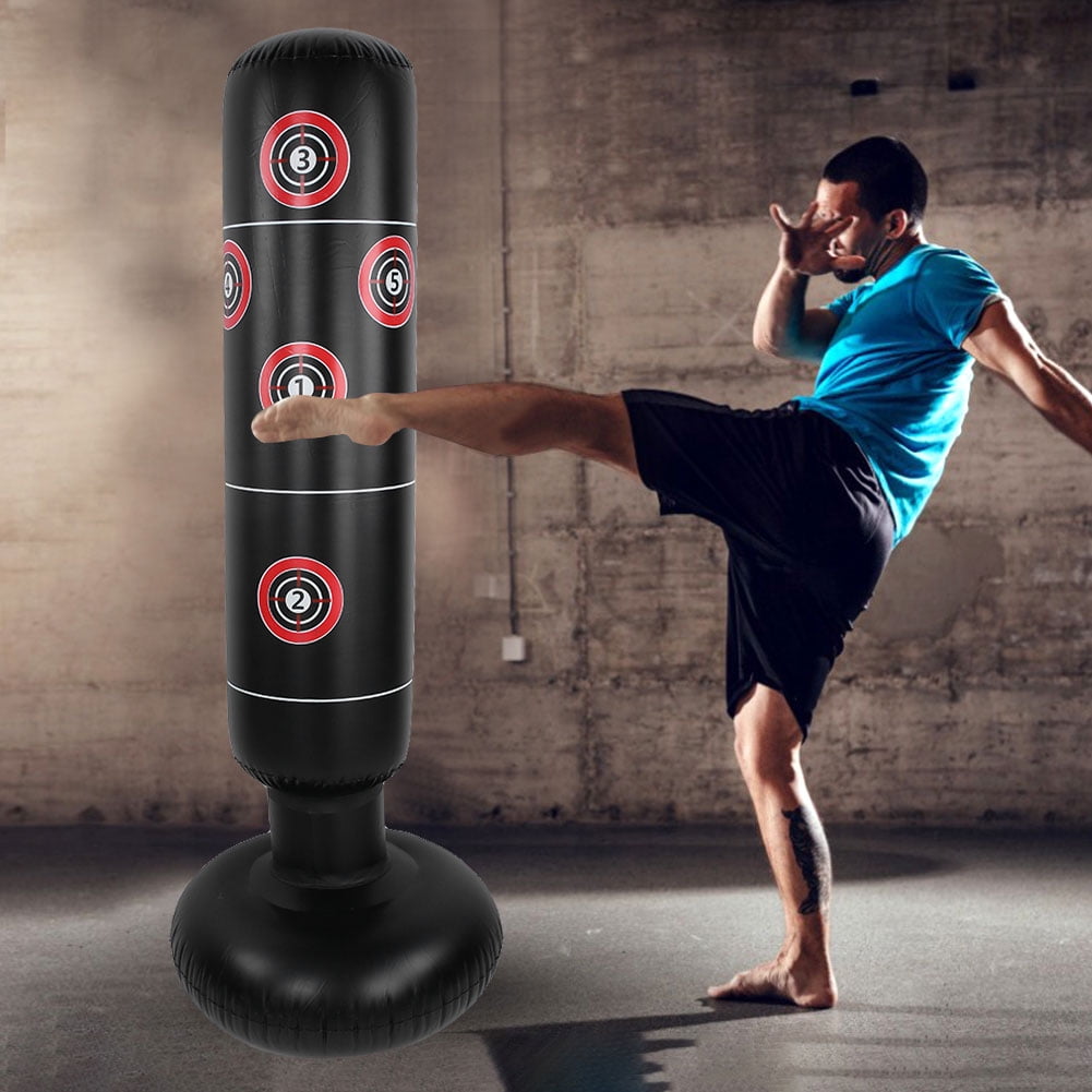 Everlast Boxing Bag Tower Tower Bag Fitness Strike Bag Everlast Power Tower  Inflatable Punch