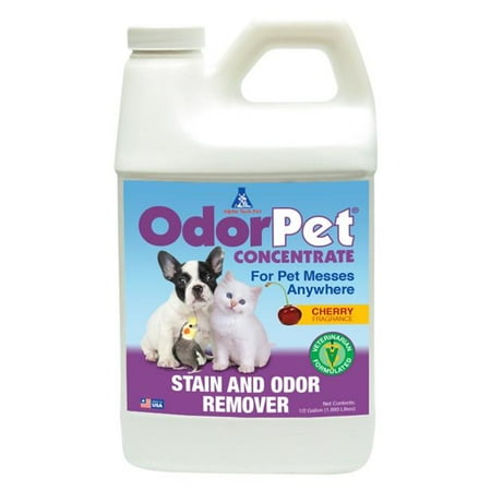 OdorPet Stain & Odor Eliminator, Enzyme Cleaner for Pet Odor & Stain Remover for Dogs and Cat Urine, Vomit, Spot Carpet Cleaner, Small Animal Odor Remover, Lavender (1/2 (Best Way To Remove Dog Urine Odor From Carpet)
