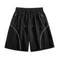 thumbnail image 2 of Aimik Men's Running Shorts Zippered Pockets Lightweight Quick-Dry Summer Sports Shorts for Gym Workout Outdoor Fitness, 2 of 6
