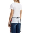 thumbnail image 3 of Naloa 1Pack Adjustable Bib Apron Waterdrop Resistant Cooking Kitchen Aprons for Women Men Chef, Skull and Roses Print, 3 of 5
