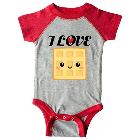

Inktastic Waffle Lover I Love Waffles Gift Baby Boy or Baby Girl Bodysuit