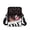 Christmas Santa Reindeer, variant on Ribbon Pattern Crossbody Bags Polyester Cross Body Phone Purse for Men, with Zipper Front Pocket Crossbody Purse