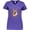 Purple, variant on German Shepherd Dog Art Gift Women's V-Neck T-Shirt