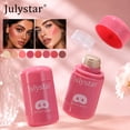 thumbnail image 3 of Julystar Pocket Blush Stick, 8 Colors Cream Blush for Cheeks Lips Eyes, Long-Lasting Buildable Multi-Use Makeup Stick, Portable Blendable Blush for All Skin Tones, 3 of 10