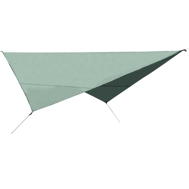 Bearachild 4 colores Toldo Refugio solar Playa Acampar al aire libre Jardín Toldo solar Toldo Hamaca Lluvia Mosca Lona Tienda impermeable Sombra Jardín y Patio ejercito verde Bearachild HA006894-01