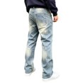 thumbnail image 5 of HOMADLES Men's Loose Fit Jeans Straight Leg Stretch Soft Casual Pants Side Pocket Fashion Pants Blue Size XL, 5 of 8