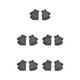 thumbnail image 1 of Minnieouse 1 par de guantes sin dedos, cómodos, simples, térmicos, medio dedo, funda para calentar las manos, calentador de manos, guante para Type2 NO2, 1 of 6