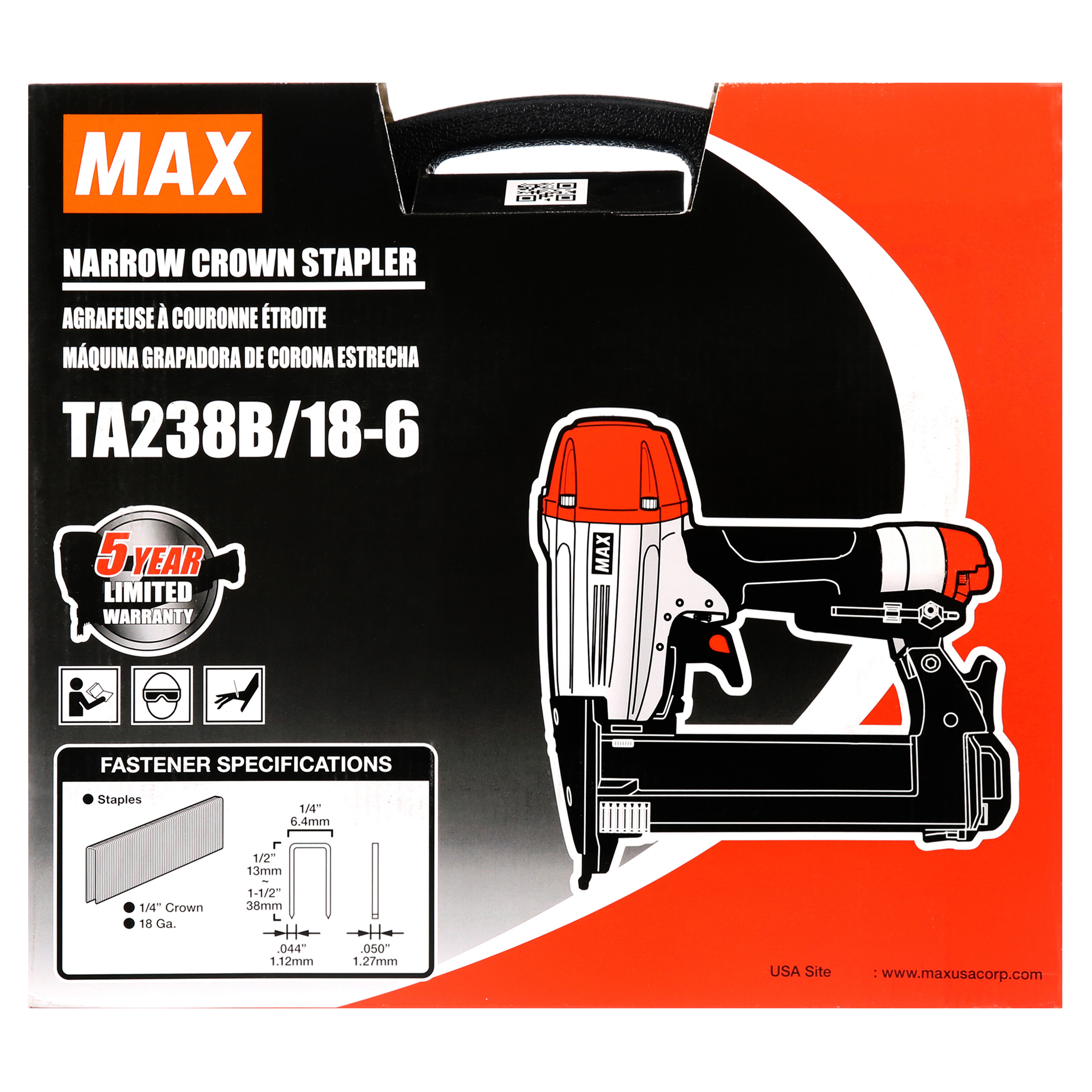 Max 18GA Narrow Crown Stapler - Walmart.com