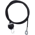 thumbnail image 1 of Advancent Cable de gimnasio ajustable Cable de gimnasio Cuerda de alambre con hebillas Cable de ejercicio portátil Cuerda de acero resistente Cable de Gimnasios en casa Negro 2M Advancent OD010758-02, 1 of 6