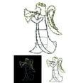 thumbnail image 3 of Northlight 32" Yellow LED Lighted and Animated Angel Christmas Outdoor Decor, 3 of 3