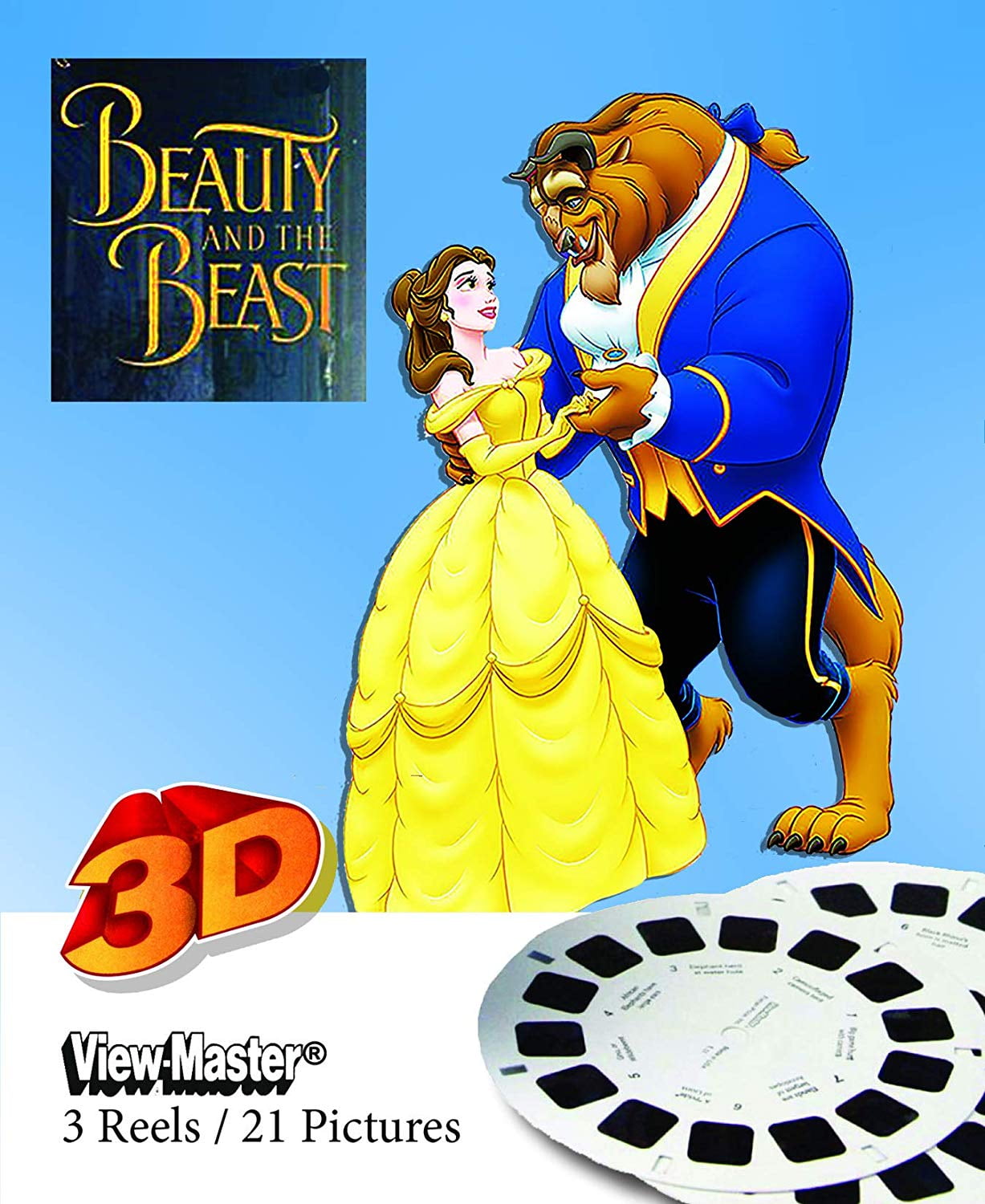 Tangled - Disney Movie - ViewMaster 3 Reels on Card