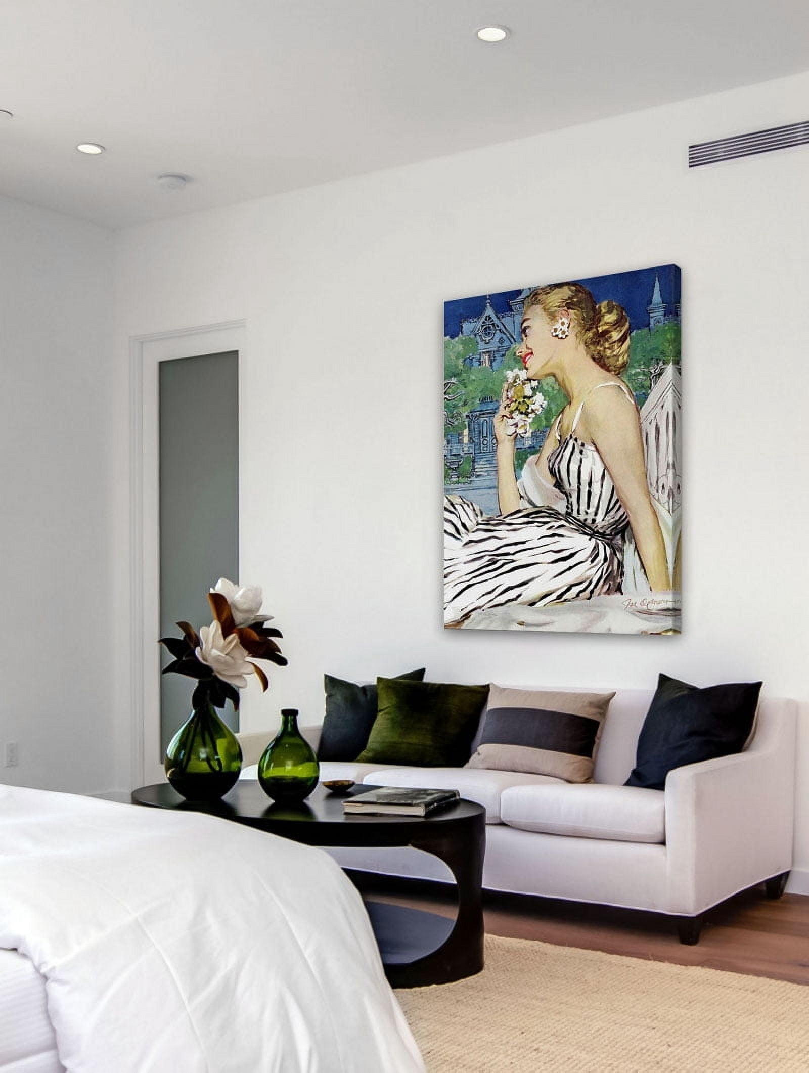"Walk to the Dance" Painting Print on Wrapped Canvas