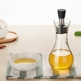 thumbnail image 4 of 250/500ml Superior Glass Oil and Vinegar Dispenser, Modern Olive Oil Dispenser, Wide Opening for Easy Refill and Cleaning, Clear Glass Oil Bottle, Pouring Spouts, 4 of 8
