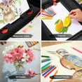 thumbnail image 3 of Art Supplies, 272 Pack Art Set Drawing Kit  Artist, Deluxe Gift Art Box with Trifold Easel (Black), 3 of 8