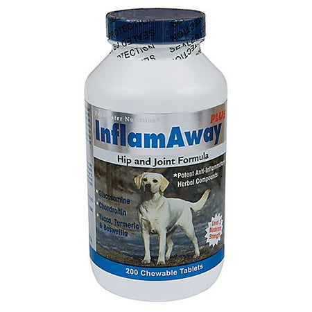 InflamAway Plus Hip and Joint Dog Supplement 200ct