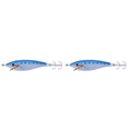 thumbnail image 1 of Anzuelos Calamar Brillantes 11CM/13 4G Señuelo Pesca Horizontal Artificial () Azul, 1 of 9