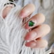 thumbnail image 5 of Paquete de 9 brocas K9 de cristal rosa y verde con forma de punta inferior para decoración de uñas., 5 of 5