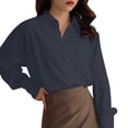 thumbnail image 1 of Womens Long Sleeve Button Down Shirt For Casual Loose Shirt, 1 of 6