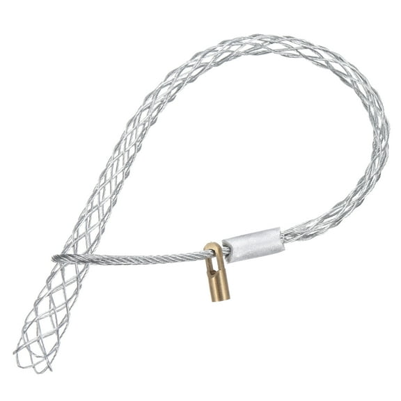 Uxcell Cable Pulling Grip for 12-15mm Cable,with 4.2mm Nut 38cm Wire Mesh Puller Socks Grip Single Head,1 Pcs