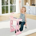 thumbnail image 4 of Gymax Electronic Kids Piano Toy 37 Keys Piano Keyboard w/ Detachable Legs Stool, 4 of 10