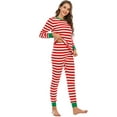 thumbnail image 3 of Pyjamas de Noël Rayés Rouges et Blancs pour Famille, Vêtements de Nuit pour Enfants, Pyjamas pour Famille, Vêtements de Maison pour Couples, 3 of 5