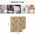 thumbnail image 4 of Fall Leaves Cloth Napkins, Farmhouse Beige Botanical Leaf Autumn Washable and Reusable Dinner Napkins Set of 6, Table Napkin for Kitchen Party Birthday Wedding Hotel Housewarming 20"x20", 4 of 8