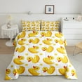 thumbnail image 2 of jejeloiu Cute Ducks Bedding Comforter Set,Geometric Circle Dots Twin Comforter Sets,Funny Animals Bedding Set For Girls Boy,Super Cozy Room Decor Reversible,2-Piece, 2 of 8